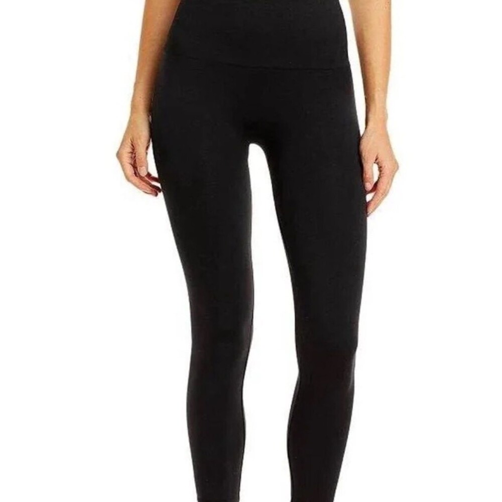 SPANX Look At Me Now travel Seamless Black workout High Rise Leggings Medium